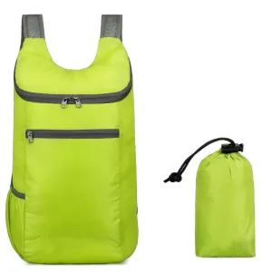 15L Waterproof Folding Backpack Ultralight Camping Backpack Outdoor Daypack Men Women Foldable Traveling Hiking Cycling Backpack