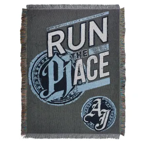 AJ Styles Run The Place Throw Blanket