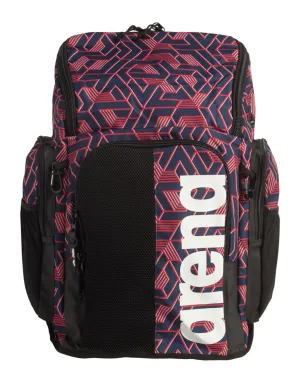 Arena Spiky III Escape Allover Team 45L Backpack - Navy/Red - Limited Edition