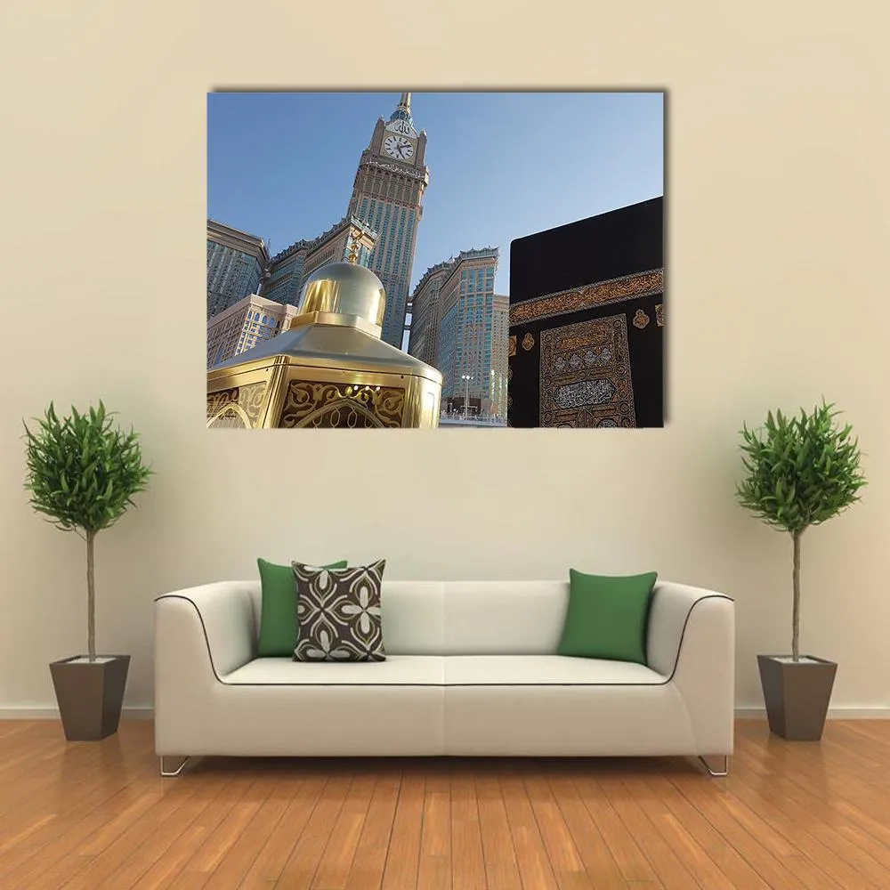 Clock Tower  Mecca Canvas Wall Art