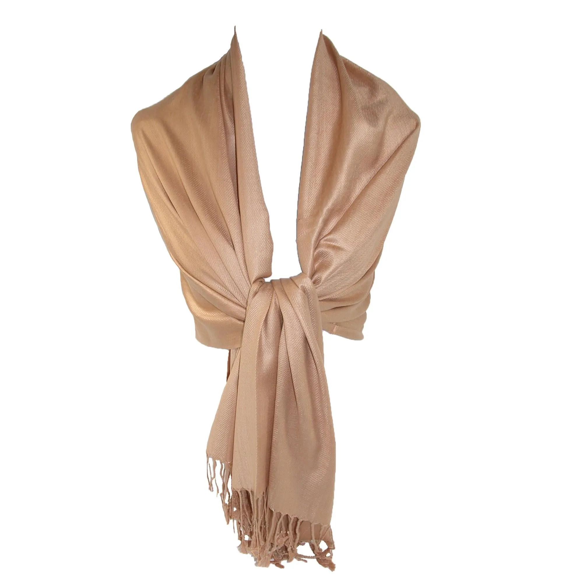 CTM® Women's Classic Pashmina Shawl Wraps