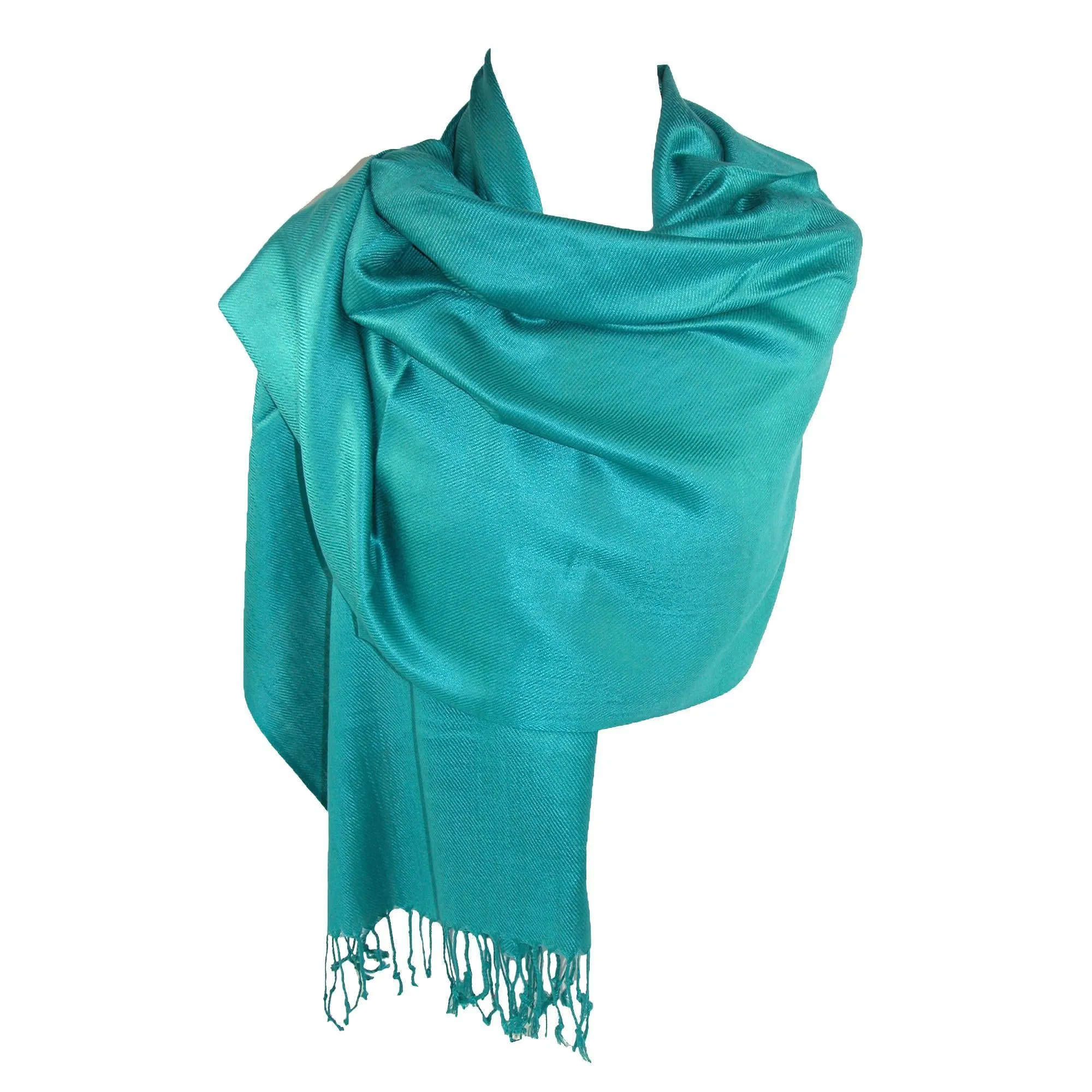 CTM® Women's Classic Pashmina Shawl Wraps