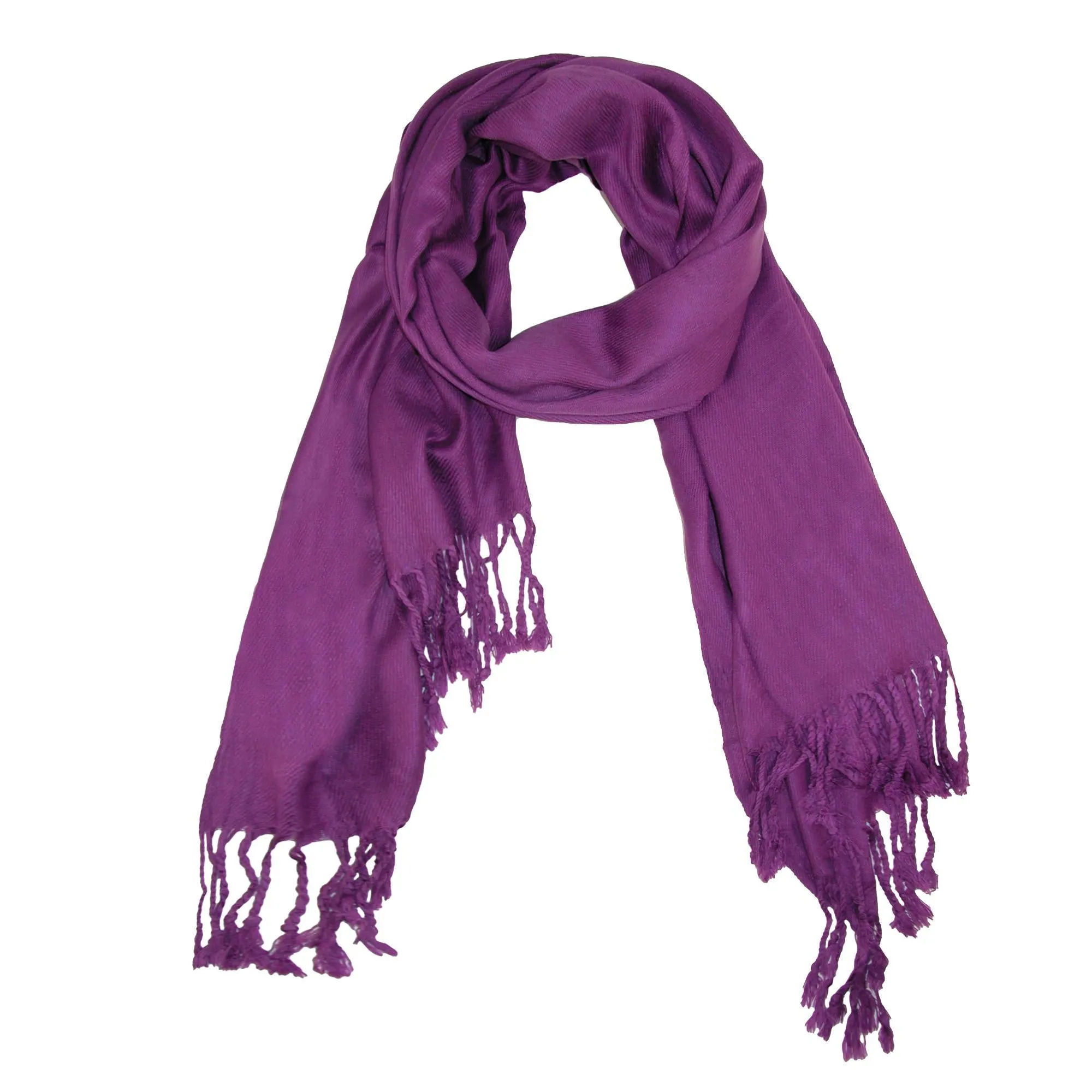 CTM® Women's Classic Pashmina Shawl Wraps