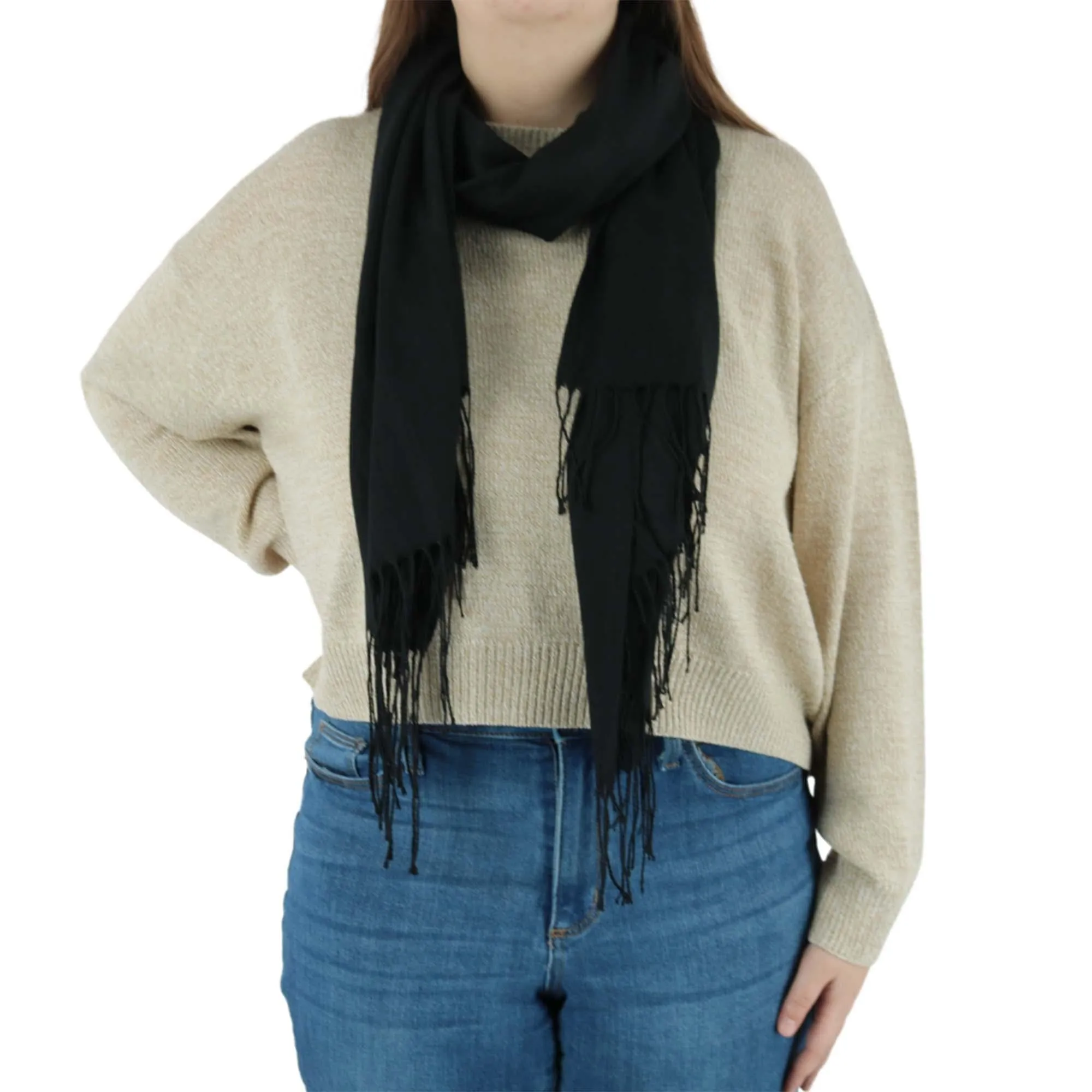 CTM® Women's Classic Pashmina Shawl Wraps