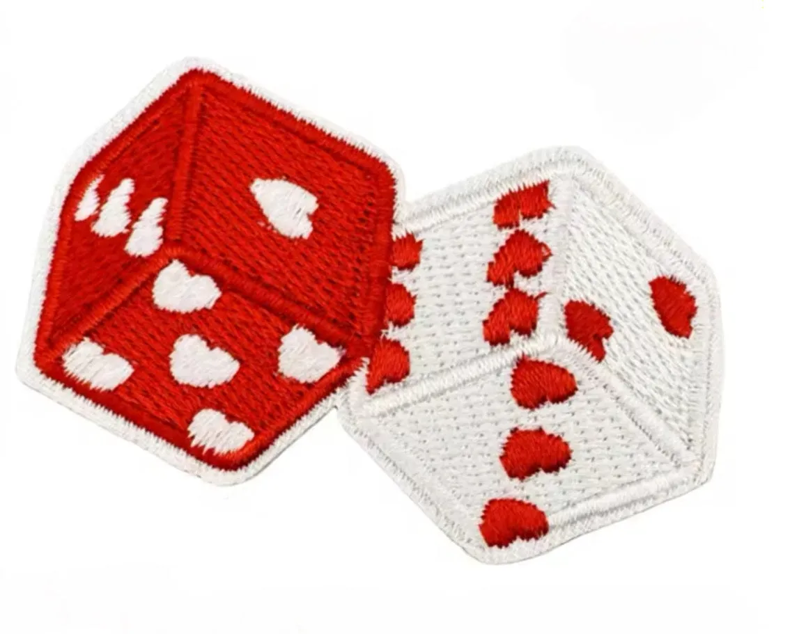 Dice Game Iron On Patches