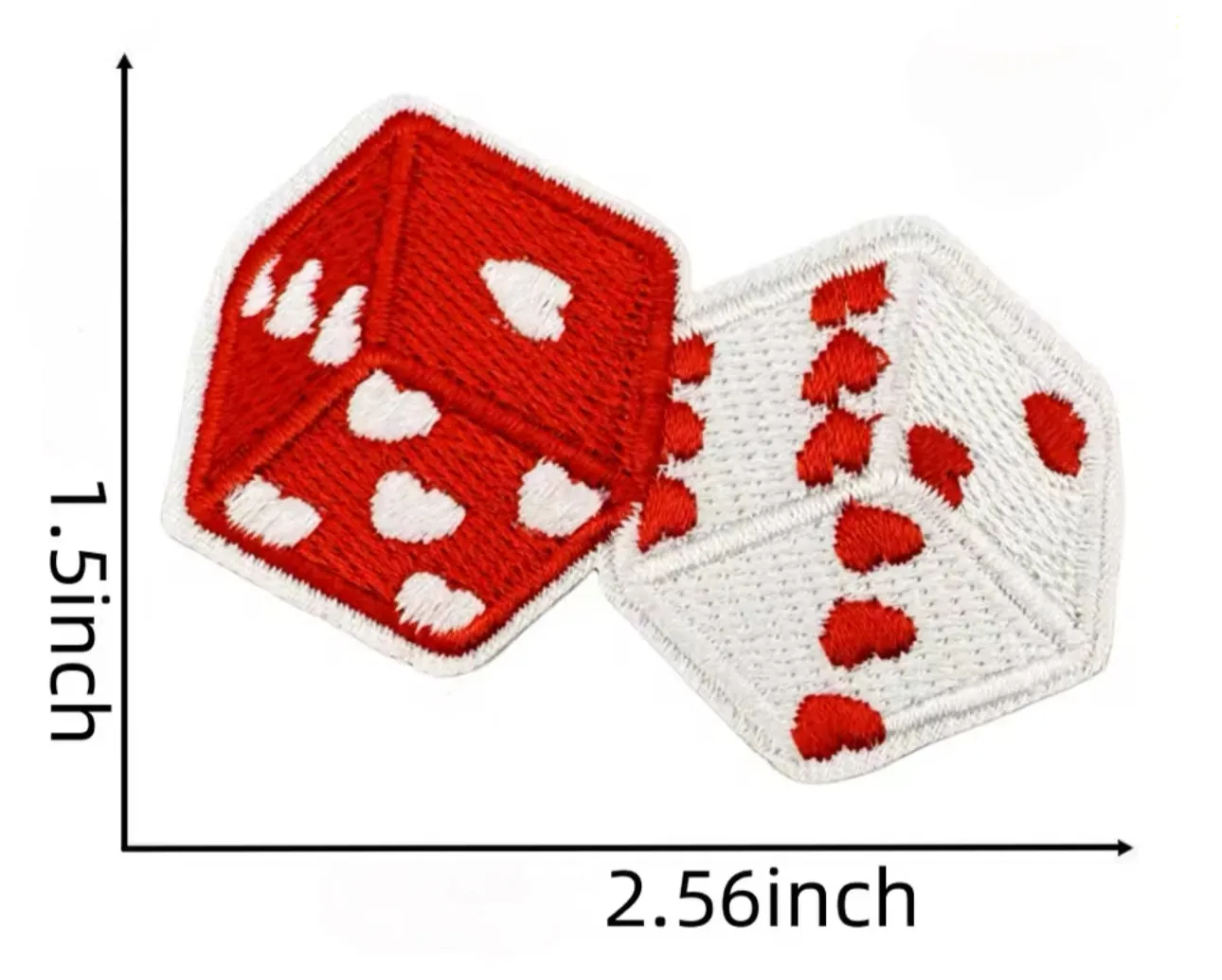 Dice Game Iron On Patches