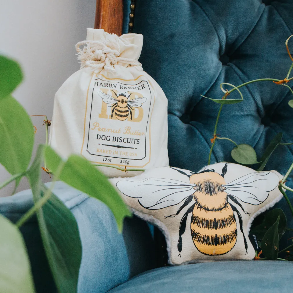 Honey Bee Canvas Dog Toy