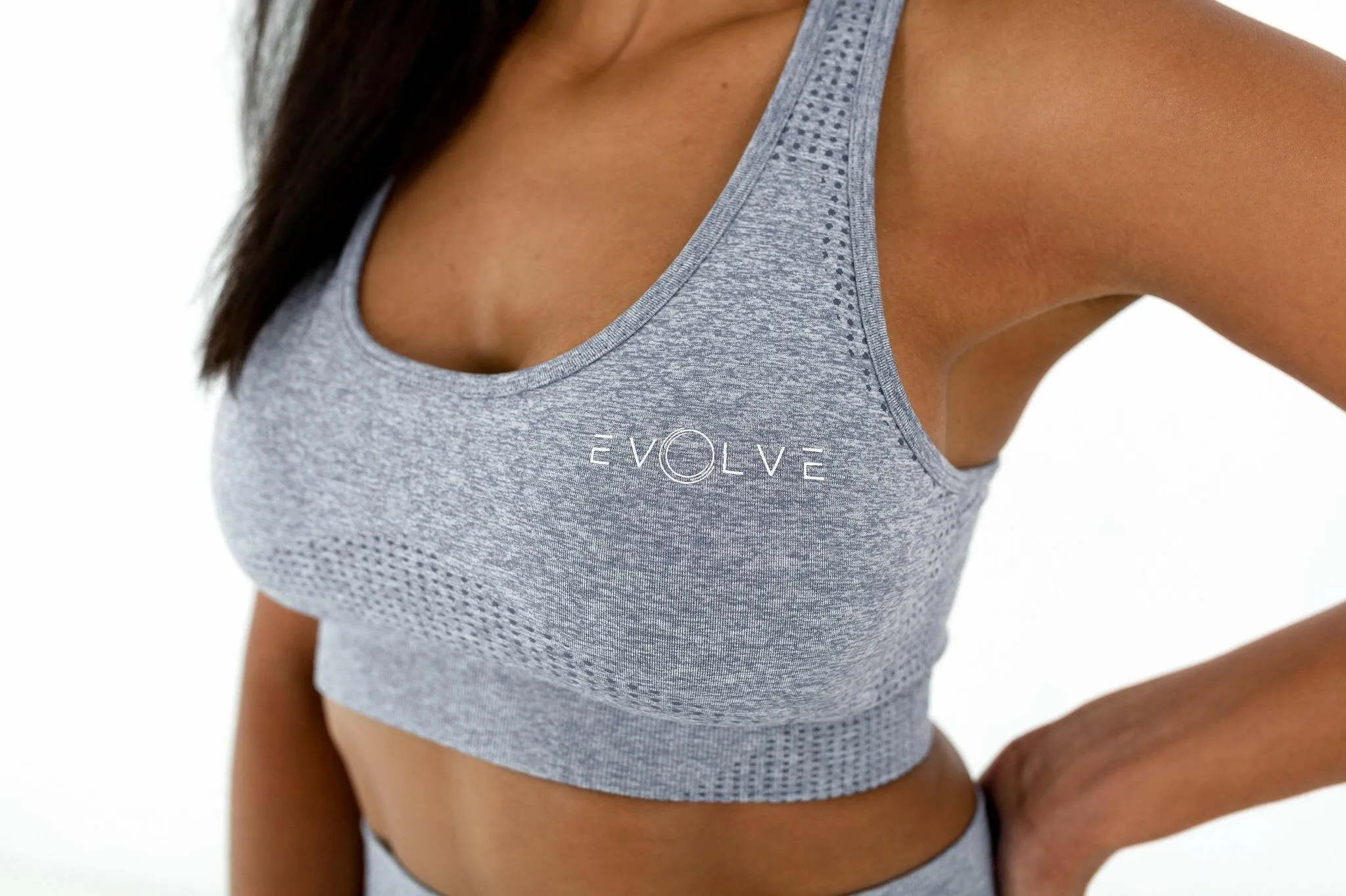 Marvel Seamless Sports Bra - Light Blue