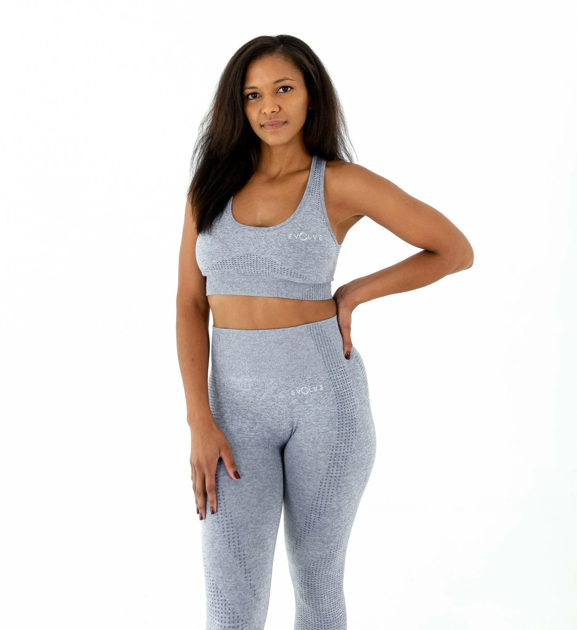 Marvel Seamless Sports Bra - Light Blue