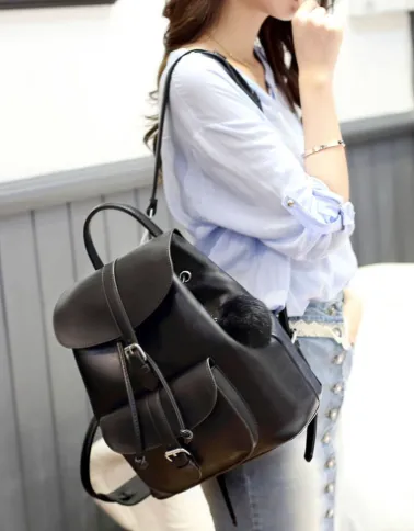Retro Drawstring Bag