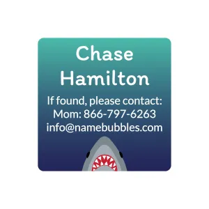 Shark Contact Labels