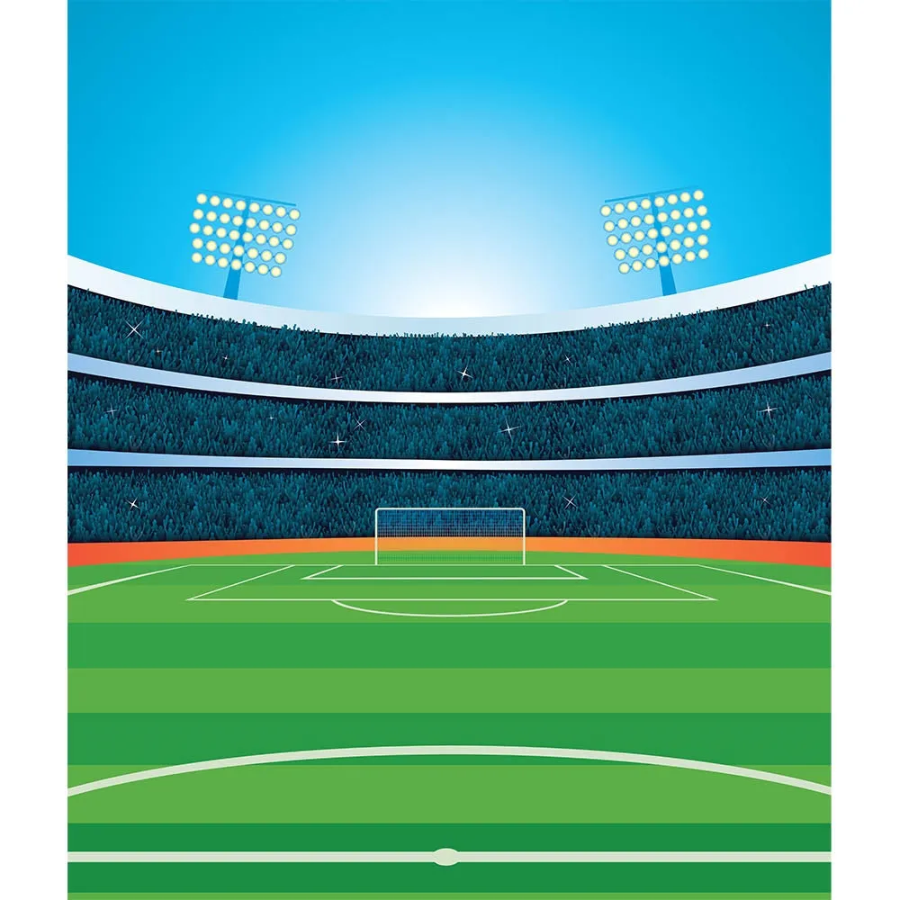 Soccer Stadium Printed Backdrop