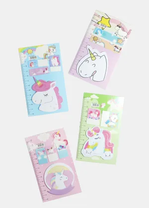 Unicorn Sticky Notes & Ruler