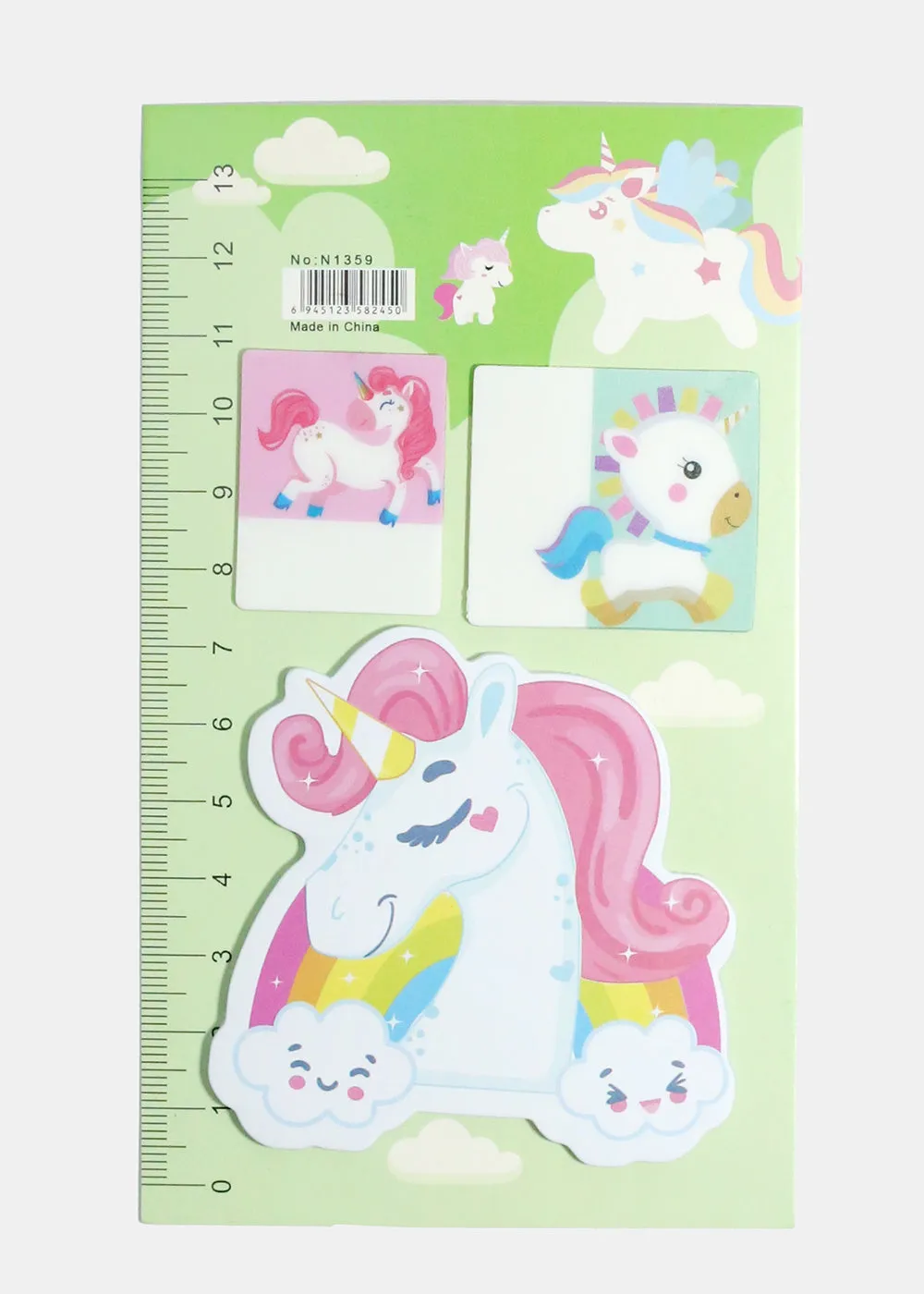 Unicorn Sticky Notes & Ruler