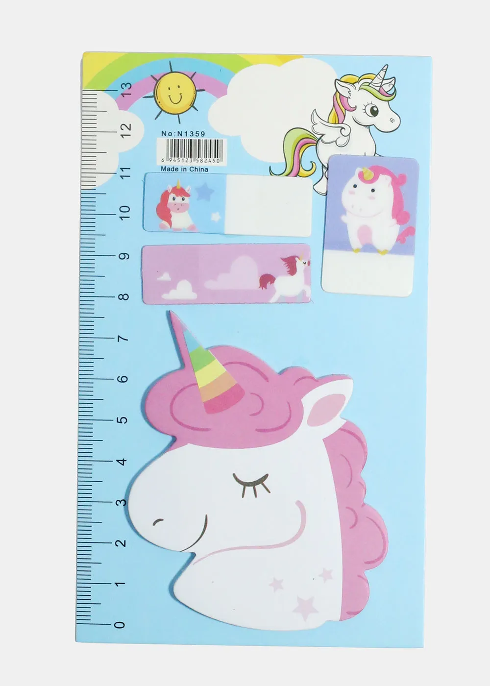 Unicorn Sticky Notes & Ruler