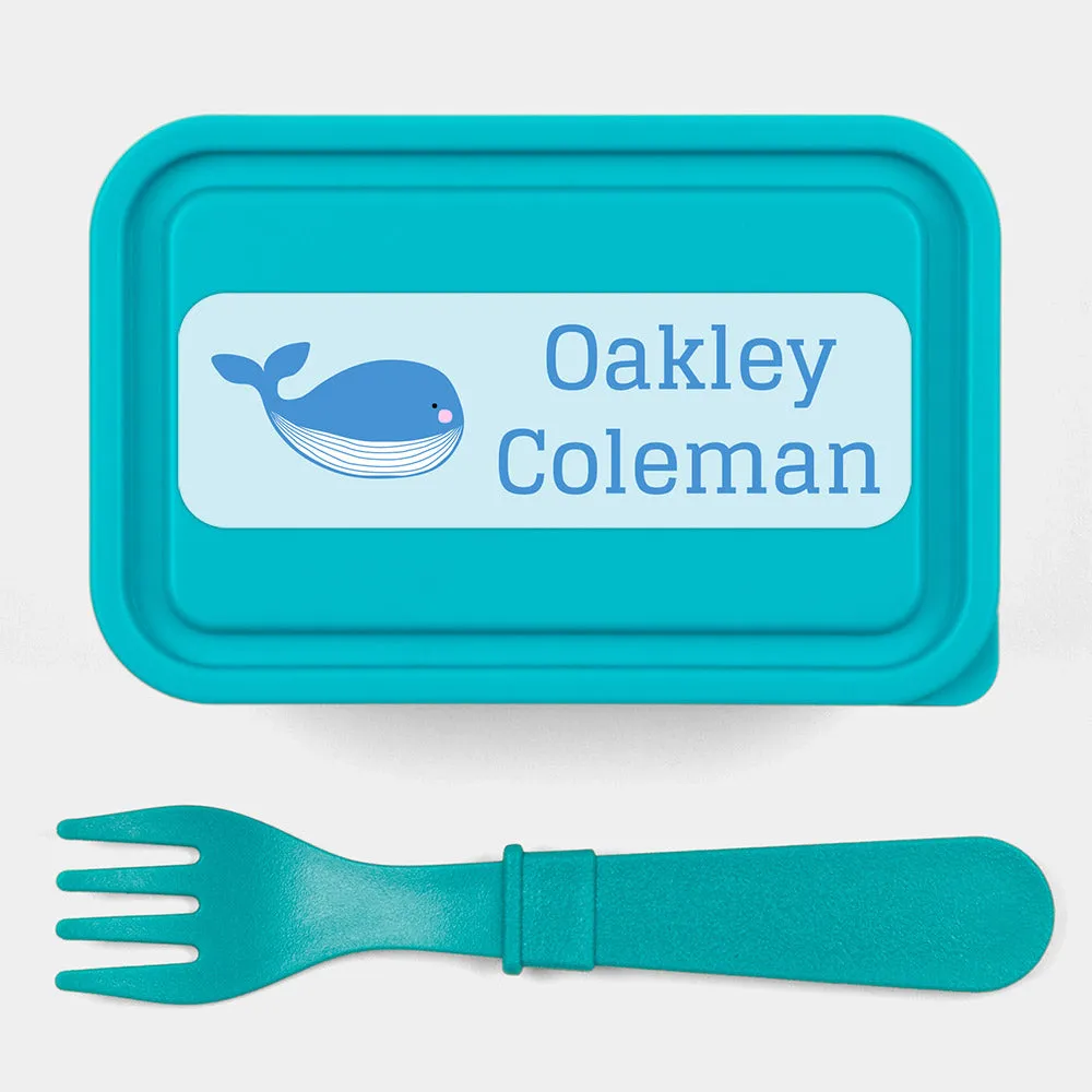 Whale Large Rectangle Name Labels